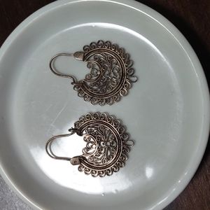 Vintage bronze earrings